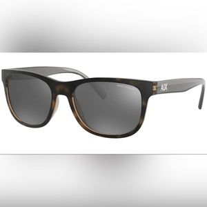 Armani Exchange Polarized Matte Havana Sunglasses Men's - AX4103SF 8029Z3 56